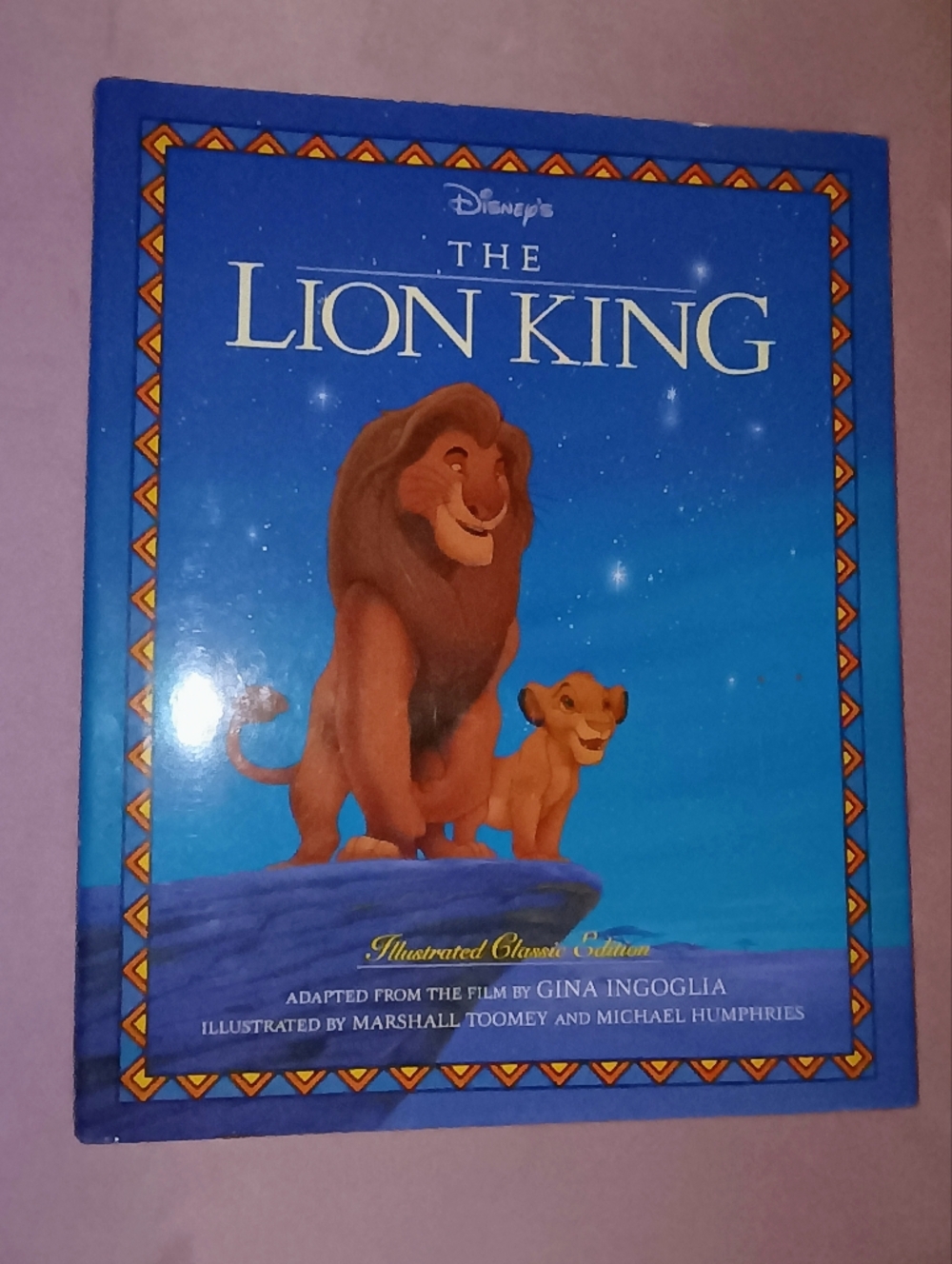 PRICE FIRM Disney The Lion King Hardcover Storybook